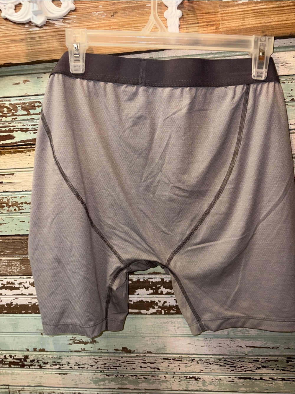 3 pairs Duluth Trading Co Gray Performance Boxer Briefs with elastic Waistband - Picture 7 of 13